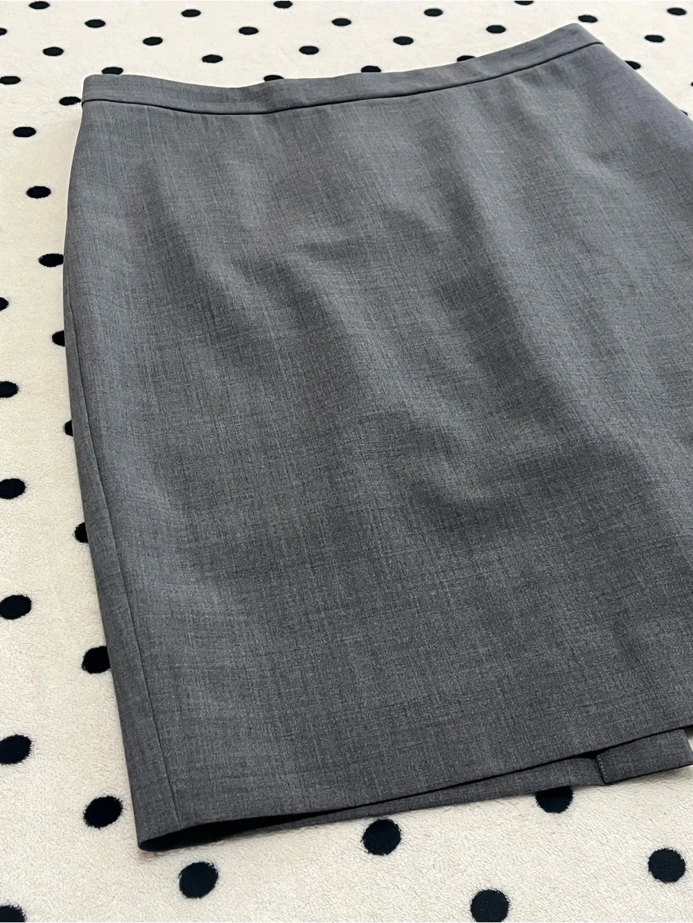 J. Crew No. 2 Pencil Skirt in Italian Stretch Wool Gray Size 2_2